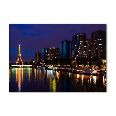 Quadro vetro Parigi di notte