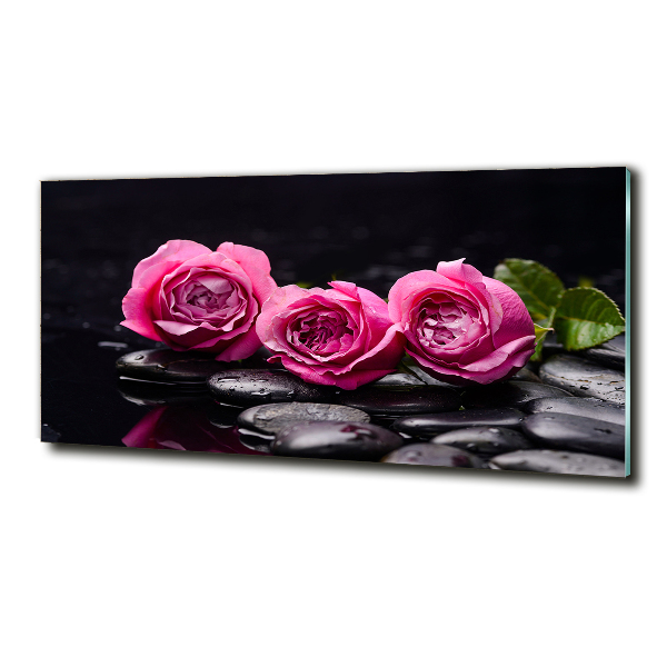 Quadro vetro Rose rosa
