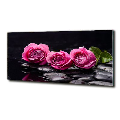 Quadro vetro Rose rosa