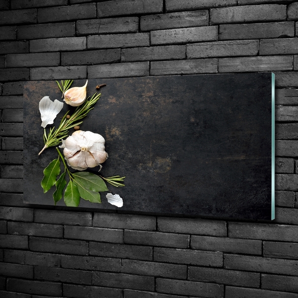 Quadro su vetro Aglio