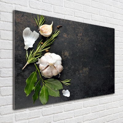 Quadro su vetro Aglio