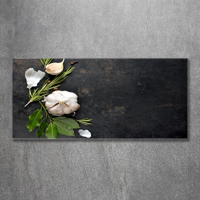 Quadro su vetro Aglio