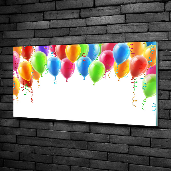 Quadro vetro Palloncini colorati