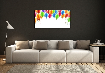 Quadro vetro Palloncini colorati