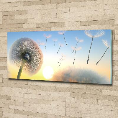 Quadro vetro Dente di leone