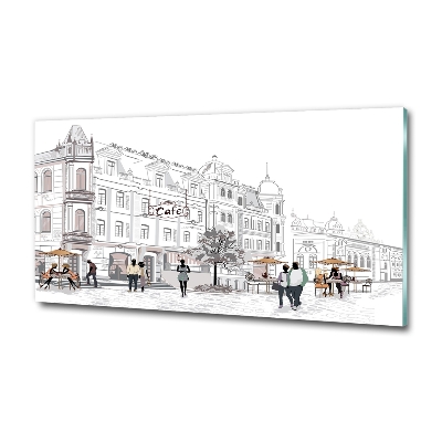 Quadro su vetro Città vecchia