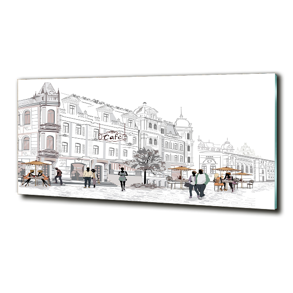 Quadro su vetro Città vecchia