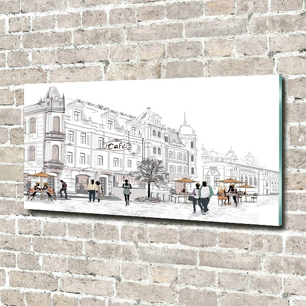 Quadro su vetro Città vecchia