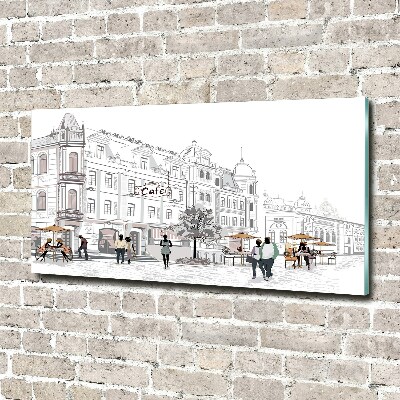 Quadro su vetro Città vecchia