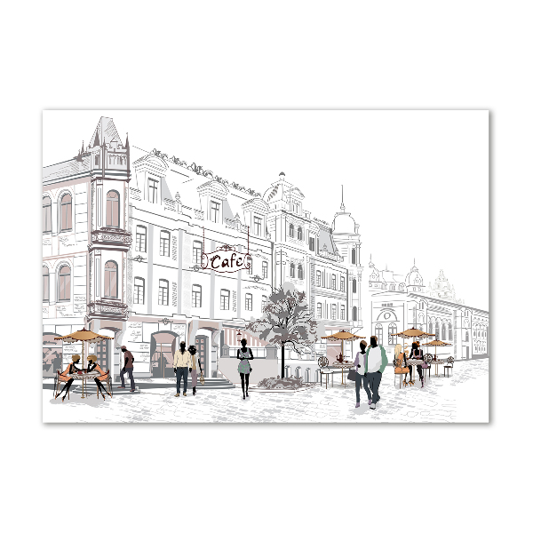 Quadro su vetro Città vecchia