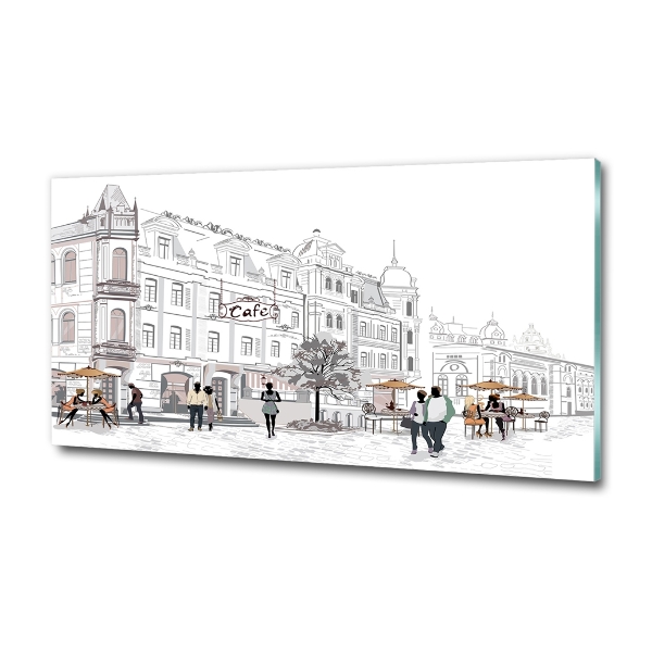 Quadro su vetro Città vecchia