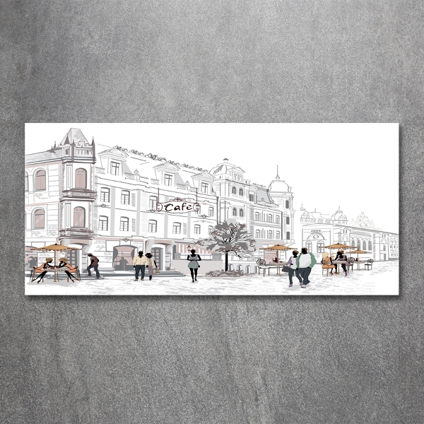 Quadro su vetro Città vecchia