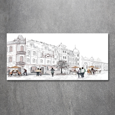 Quadro su vetro Città vecchia