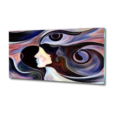 Quadro su vetro Astrazione