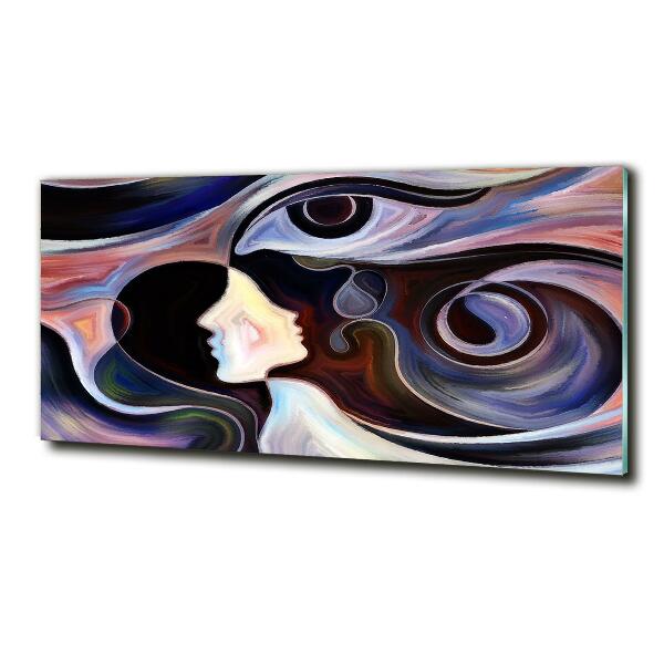 Quadro su vetro Astrazione