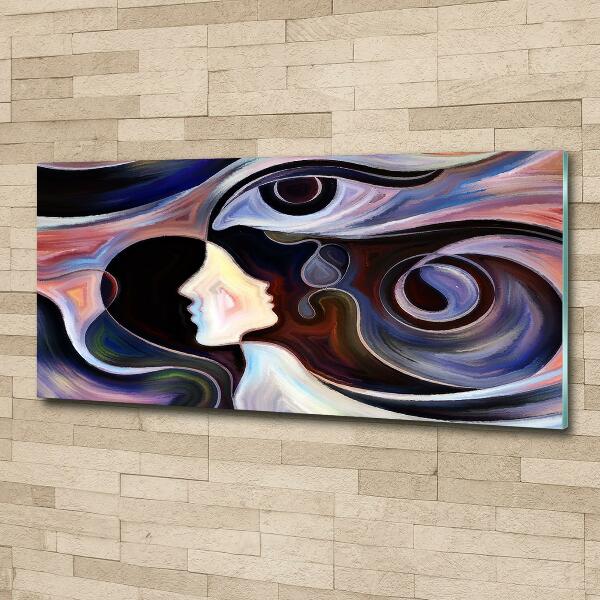 Quadro su vetro Astrazione