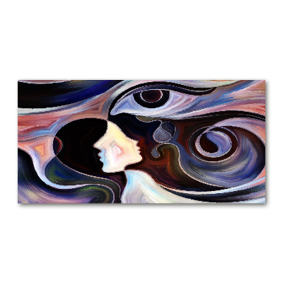 Quadro su vetro Astrazione