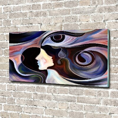 Quadro su vetro Astrazione