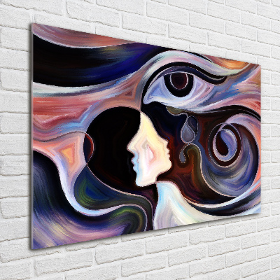 Quadro su vetro Astrazione