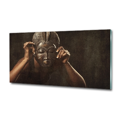 Quadro in vetro Maschera africana