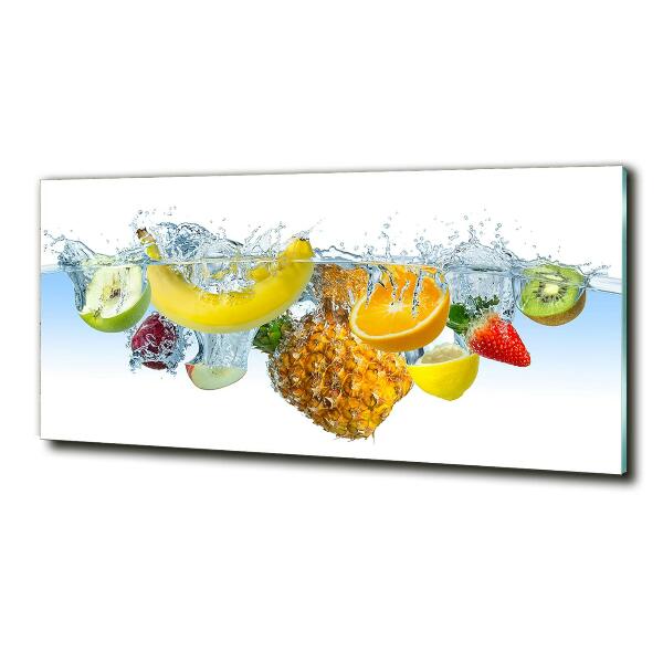 Quadro vetro Frutti sott'acqua