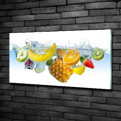 Quadro vetro Frutti sott'acqua