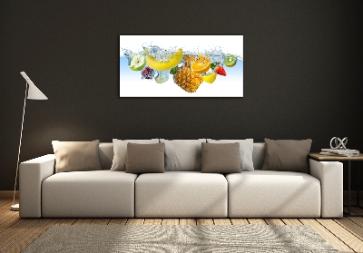Quadro vetro Frutti sott'acqua