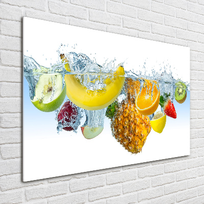Quadro vetro Frutti sott'acqua