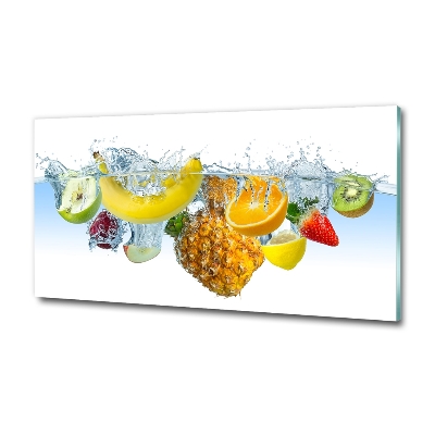 Quadro vetro Frutti sott'acqua