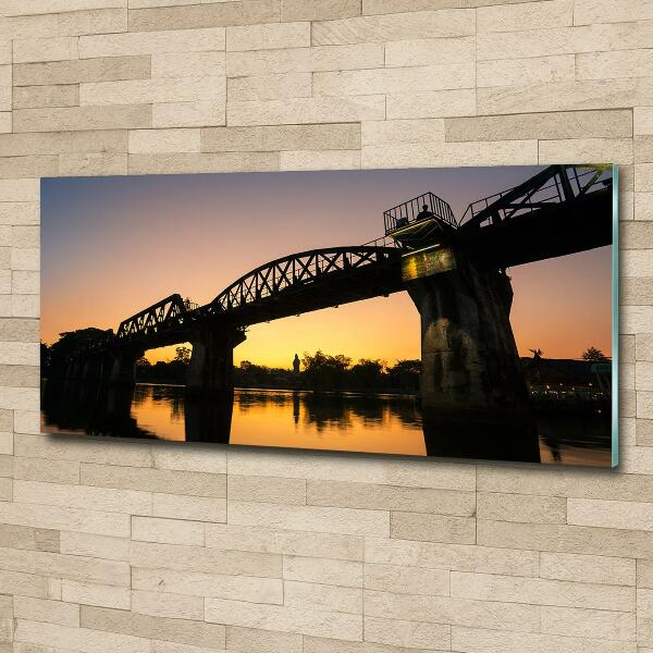 Quadro in vetro Ponte in Thailandia