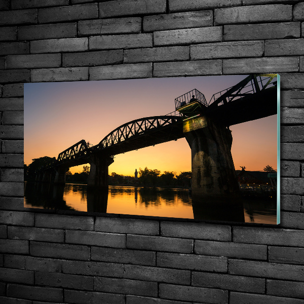 Quadro in vetro Ponte in Thailandia