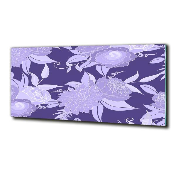 Quadro su vetro Motivo floreale