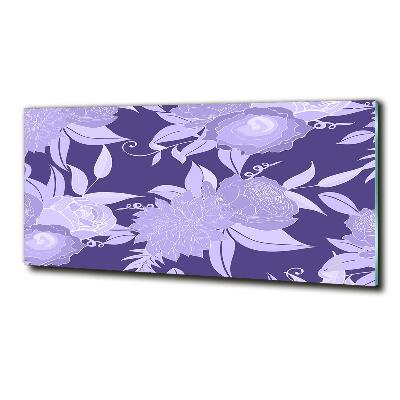 Quadro su vetro Motivo floreale