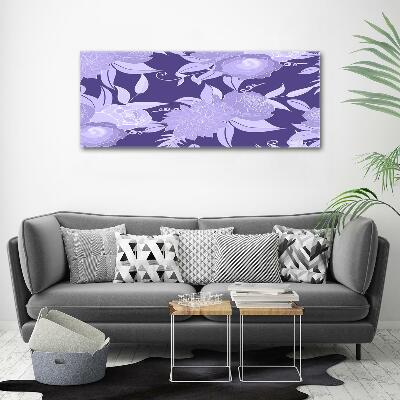 Quadro su vetro Motivo floreale