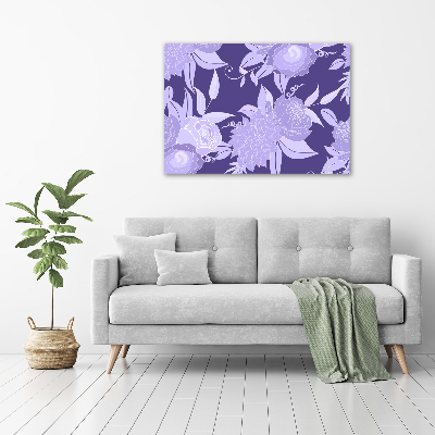 Quadro su vetro Motivo floreale