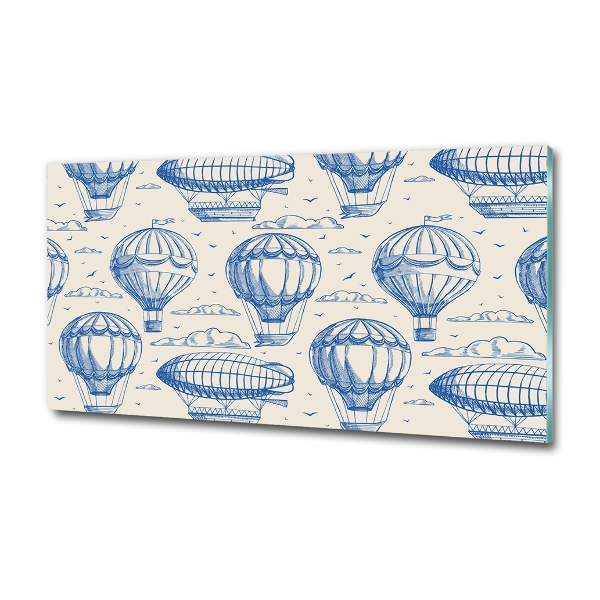 Quadro su vetro Mongolfiere e dirigibili