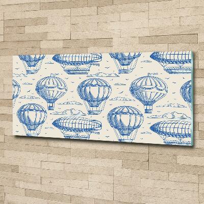 Quadro su vetro Mongolfiere e dirigibili
