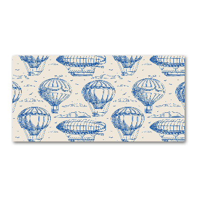 Quadro su vetro Mongolfiere e dirigibili