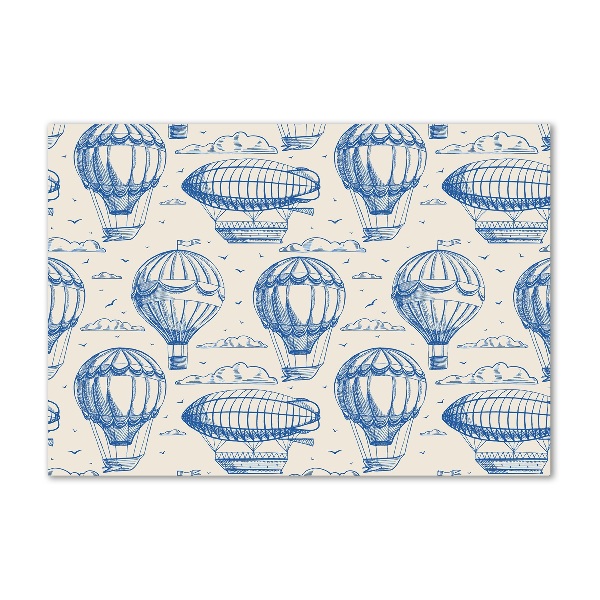 Quadro su vetro Mongolfiere e dirigibili