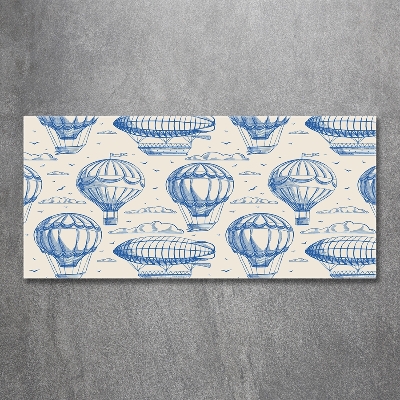 Quadro su vetro Mongolfiere e dirigibili