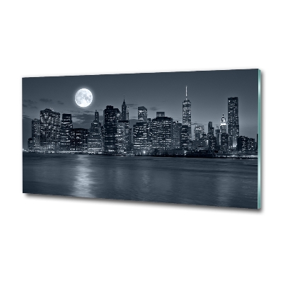 Quadro vetro New York di notte
