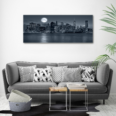Quadro vetro New York di notte