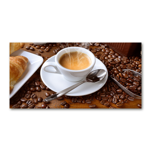 Quadro vetro Caffè aromatico