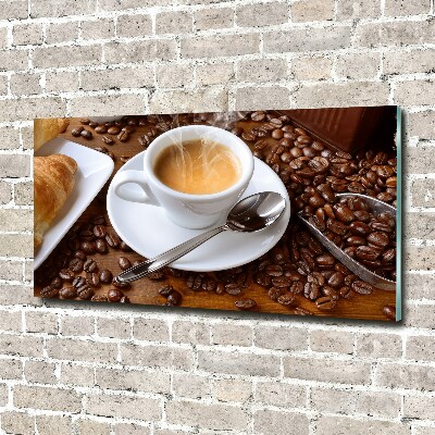 Quadro vetro Caffè aromatico