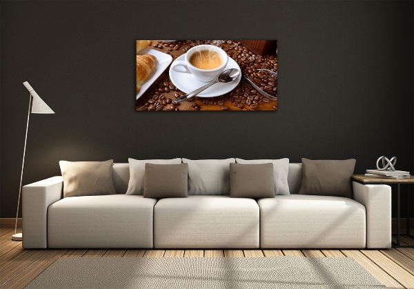 Quadro vetro Caffè aromatico