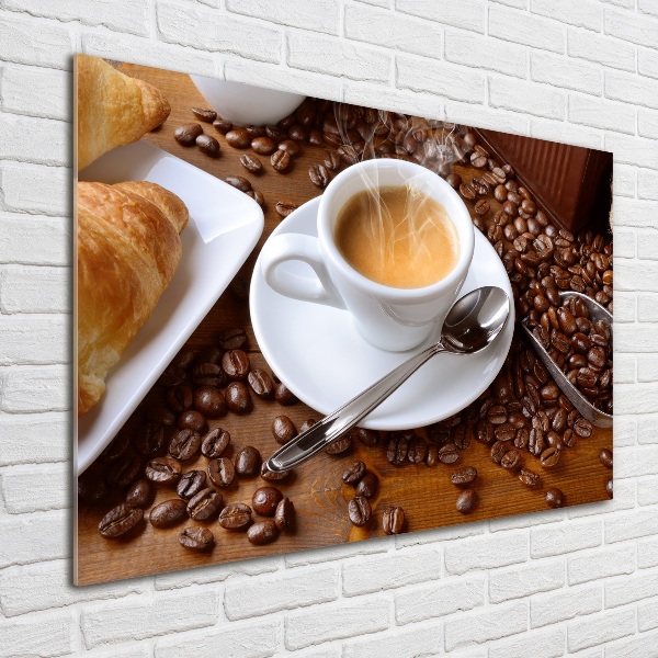 Quadro vetro Caffè aromatico