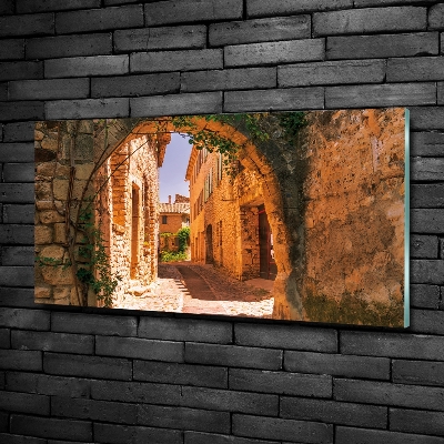 Quadro vetro Una strada affascinante