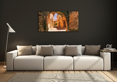 Quadro vetro Una strada affascinante