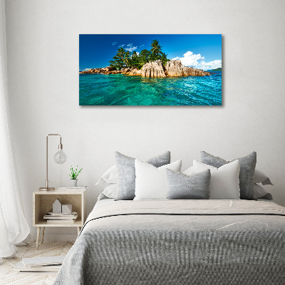 Quadro vetro Isola tropicale