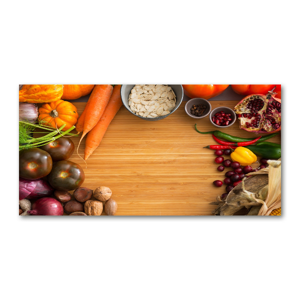 Quadro in verde Verdure autunnali